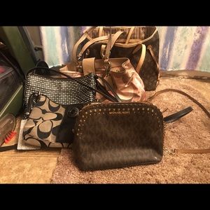 Michael Kors side strap purse